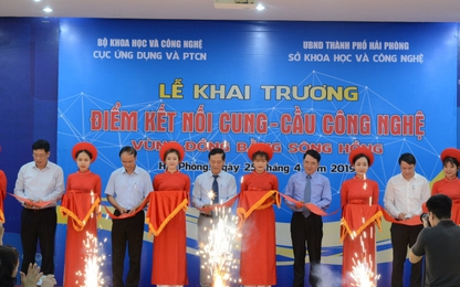 Khai trương điểm kết nối cung-cầu công nghệ vùng Đồng bằng sông Hồng