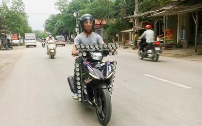 Độ 32 chiếc bóng đèn cho Exciter bị phạt như thế nào?