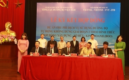 Viettel liên doanh cung cấp công nghệ cho trạm thu phí không dừng