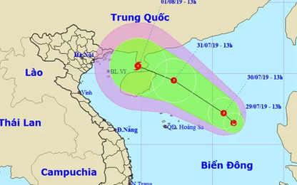 Biển Đông xuất hiện vùng áp thấp, có thể mạnh lên thành bão