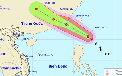 Bão Bailu cuồn cuộn áp sát Biển Đông, Hà Tĩnh - Quảng Trị mưa lớn