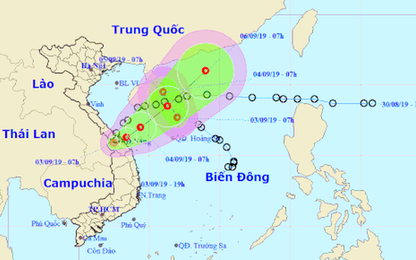 Áp thấp nhiệt đới đổ bộ đất liền, có thể mạnh thành bão