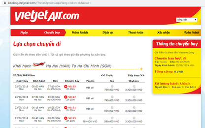 Vietnam Airlines muốn đối thủ niêm yết giá vé máy bay bao gồm thuế, phí