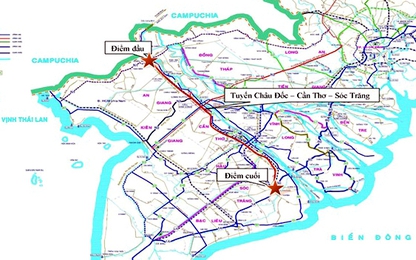 30.000 tỷ đồng làm đường cao tốc ngang miền Tây