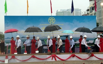 Khởi công cầu vượt nút giao đường Hoàng Quốc Việt-Nguyễn Văn Huyên