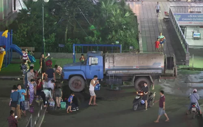 Cấp nước miễn phí 24/24h ở Hà Nội