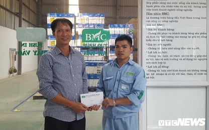 Tài xế container được trả lại 12 triệu đồng tiền đền bù thừa