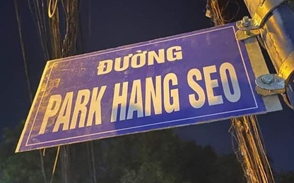 Tự gắn biển 'Đường Park Hang Seo' có bị phạt không?