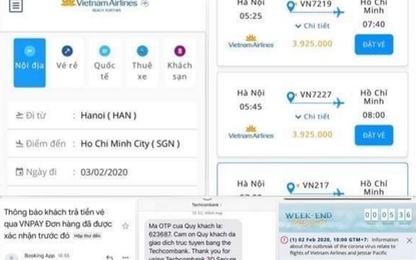 Tá hoả vì đặt vé máy bay nhầm trang web lừa đảo