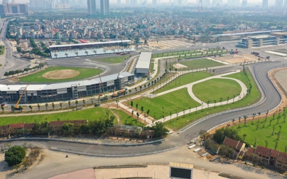 Đường đua xe ôtô công thức 1 tại Hà Nội chính thức hoàn thành