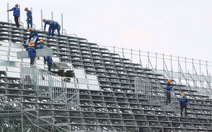 Đường đua F1 Mỹ Đình bị tháo dỡ toàn bộ khán đài