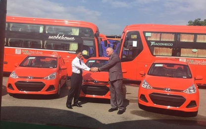 Taxi Phương Trang nhận 100 đầu xe mới từ Hyundai