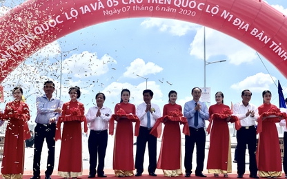 Chính thức thông xe cầu Tân An, ghi nhận kỷ lục thi công