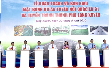 An Giang: Hoàn thành, bàn giao mặt bằng tuyến tránh TP.Long Xuyên