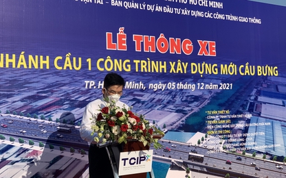 TP.HCM: Thông xe nhánh 1 cầu Bưng xoá điểm đen ùn tắc