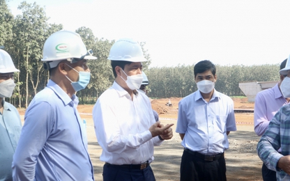Thứ trưởng Nguyễn Ngọc Đông kiểm tra dự án Phan Thiết - Dầu Giây