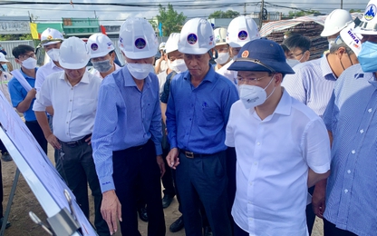 Tăng tốc giải phóng mặt bằng, đẩy nhanh thi công tuyến tránh Cà Mau