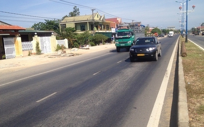 Dự án BOT Đông Hà – Quảng Trị: Lộ diện hàng loạt vệt lún sâu vài centimet