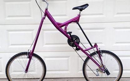 Video: Xe đạp biến hình từ cao thành thấp khi đang chạy