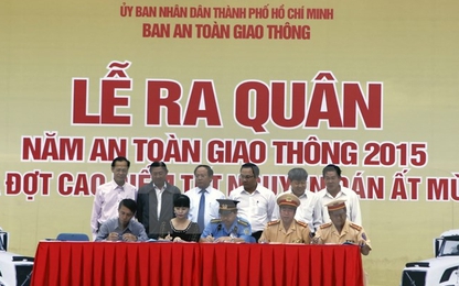 Tp. Hồ Chí Minh giảm gần 70% số vụ ùn tắc giao thông