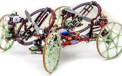 Disney chế tạo robot có thể chạy ở trên tường