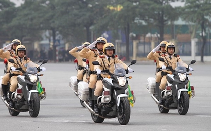 Bộ trưởng Công an phát lệnh xuất quân bảo vệ Đại hội Đảng lần XII