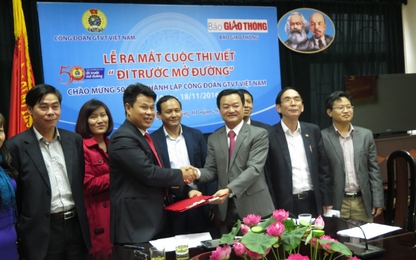 Mở cuộc thi viết với chủ đề “Đi trước mở đường”