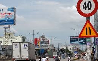 Hết tháng 1/2016 sẽ không còn biển báo dưới 40km/h