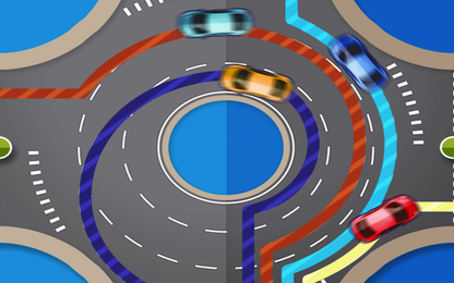 Đi qua vòng xuyến thế nào cho đúng?