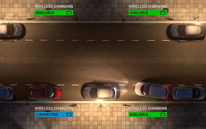 Hệ thống sạc không dây trên đường sẽ thay các trạm xăng trong tương lai