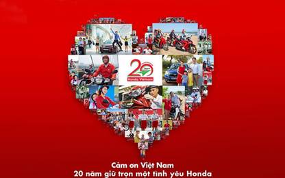Honda Việt Nam làm video “cực nhộn” kỷ niệm 20 năm
