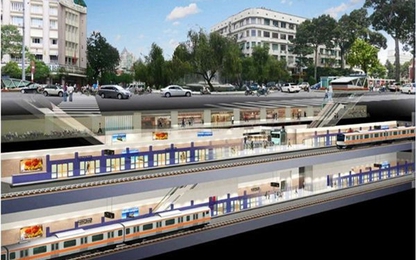 Khởi công nhà ga Metro Bến Thành tháng 10/2016