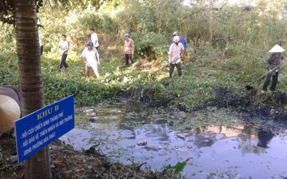 Đà Nẵng: Hơn 1.200 người tham gia "Tuần lễ nạo vét, khơi thông kênh mương"