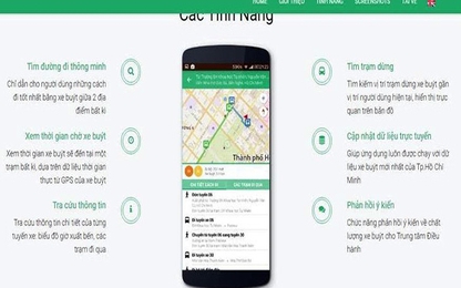 Phần mền BusMap tiện ích cho người đi xe buýt