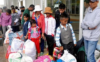 Gia Lai: Tiếp nhận 25 người tị nạn tự nguyện hồi hương