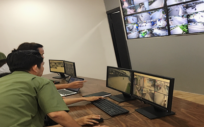 Công an quận 12 giám sát tội phạm qua “mắt thần”