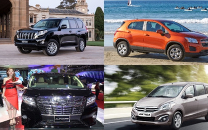 10 mẫu ôtô ế nhất tháng 9 tại Việt Nam