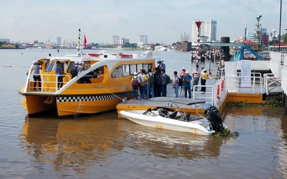 Chiêm ngưỡng bến tàu buýt sông hiện đại đầu tiên ở TP.HCM