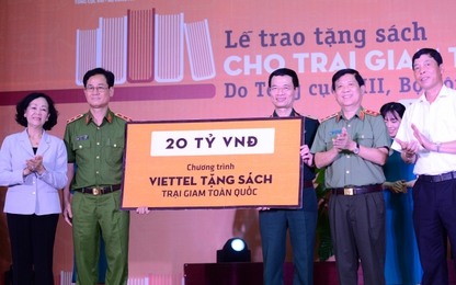 Viettel chi 20 tỷ đồng tặng sách cho trại giam trên toàn quốc