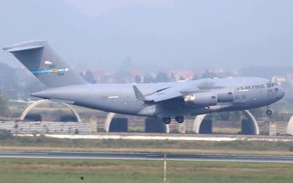 Sức chuyên chở của vận tải cơ phục vụ Trump công du nước ngoài