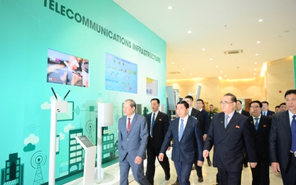 Phái đoàn cấp cao của Triều Tiên đến thăm và làm việc với Viettel