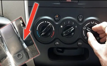 Độ cửa gió điều hòa hàng ghế sau ôtô với chi phí chỉ 1 USD