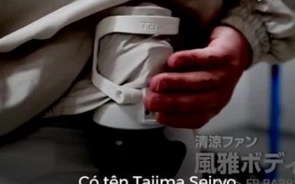 Thiết bị gọn nhẹ giúp làm mát người của Nhật Bản