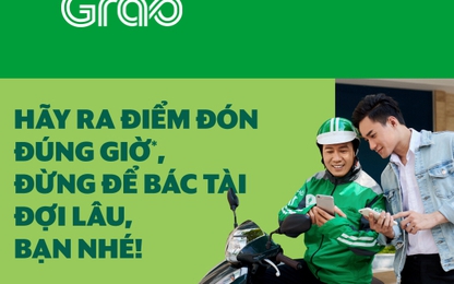 Grab áp dụng tính phí “Xe chờ quá 5 phút"