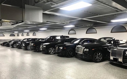 Floyd Mayweather khoe garage riêng như đại lý ôtô