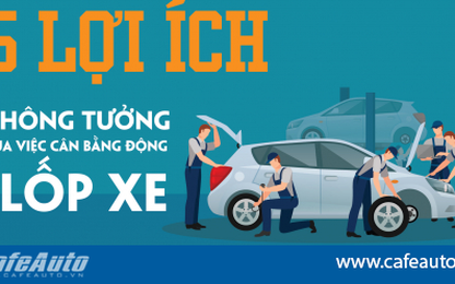 5 lợi ích không tưởng của việc cân bằng động lốp xe