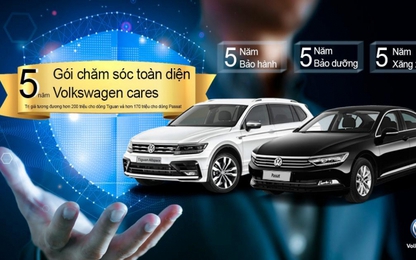 Volkswagen cares ra mắt gói chăm sóc khách hàng toàn diện 5 năm