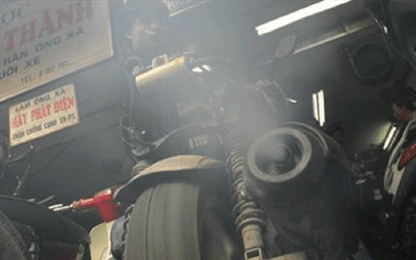 Bắt bệnh "hỏng xéc măng" ở xe máy
