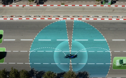 Độc đáo hệ thống cảnh báo tránh va chạm cho xe máy