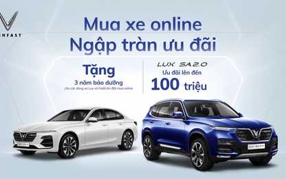 Infographic: Ngồi nhà mua xe VinFast chỉ trong 5 phút